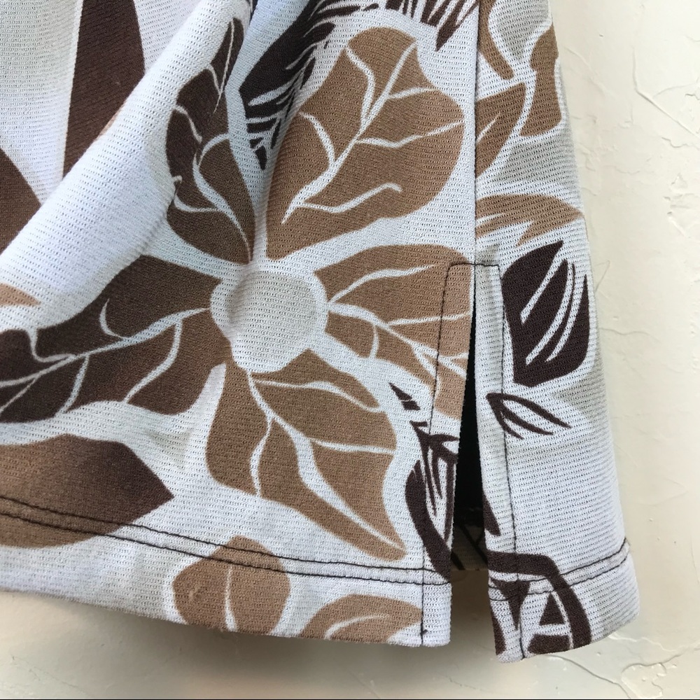 STYLE & CO. Tropical Hawaiian Aloha Buckle Top M - Picture 6 of 8